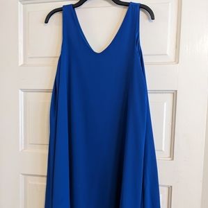 Blue knee length Pink Blush dress